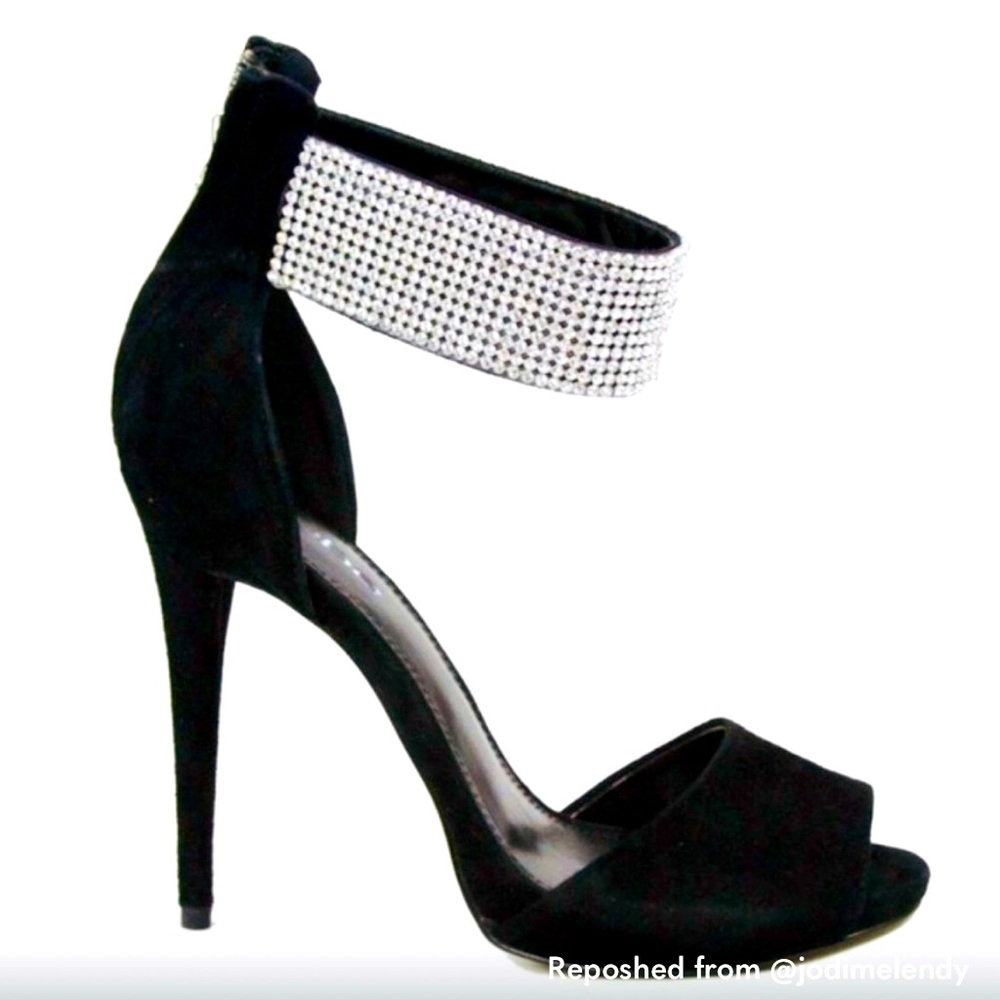 BEBE Alexis Ankle Cuff Women Stiletto High Heel 6